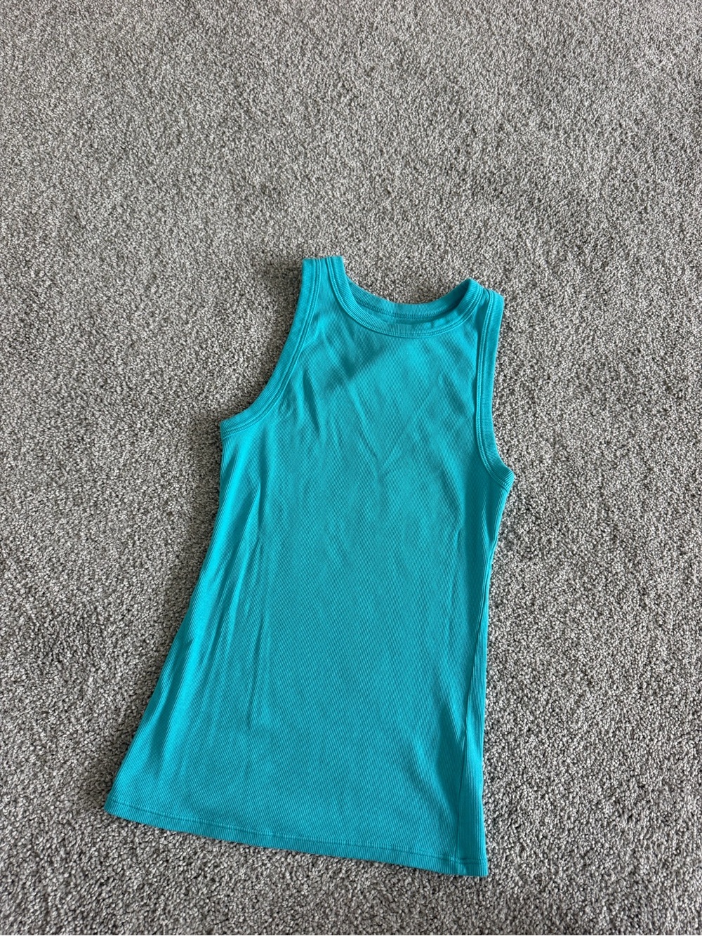 a new day Teal Racerback Tank Top